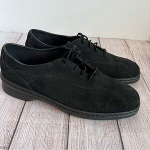 Clarks Springers Black Oxford Shoes 9.5
